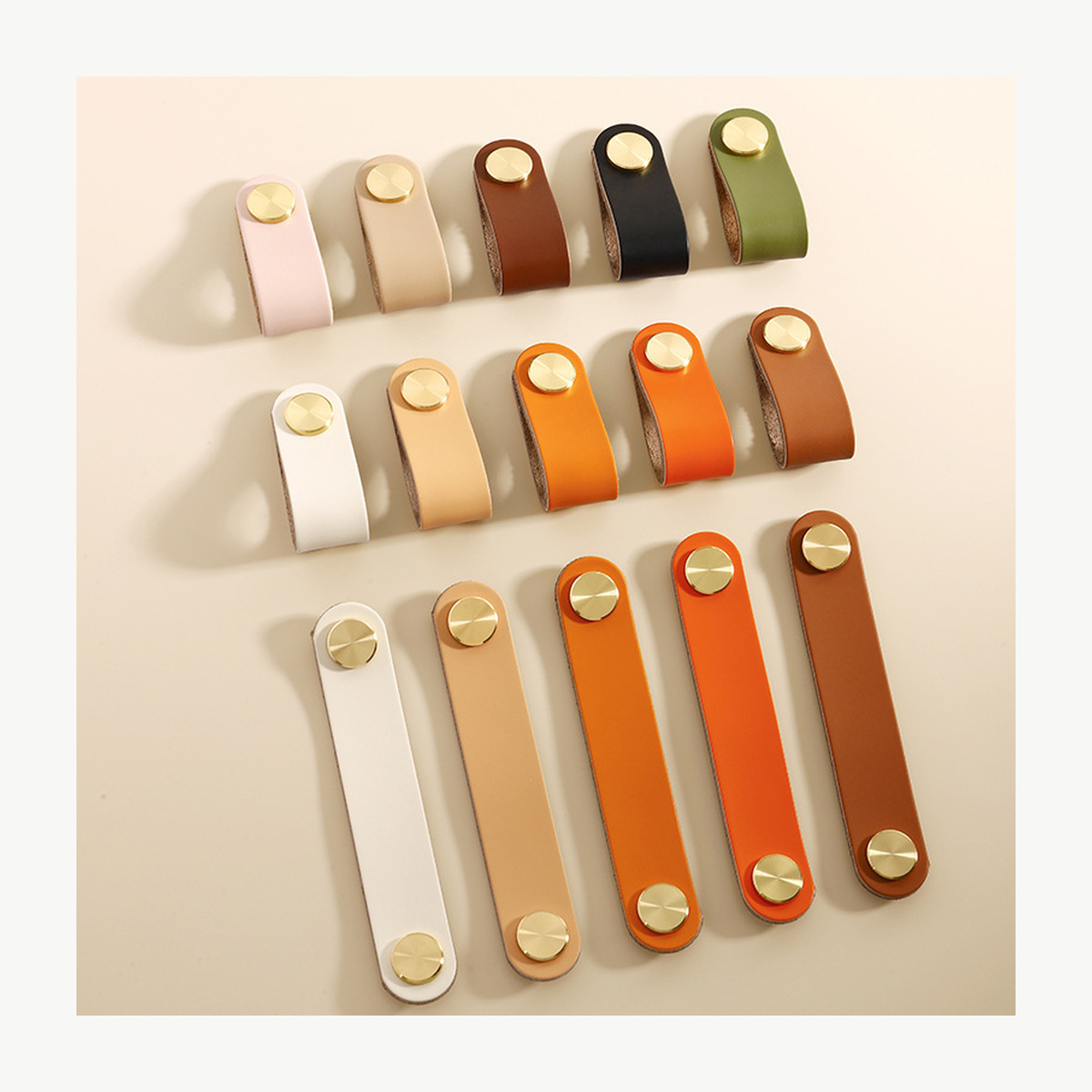 Leather Loop Pull - Zinc Alloy Pulls