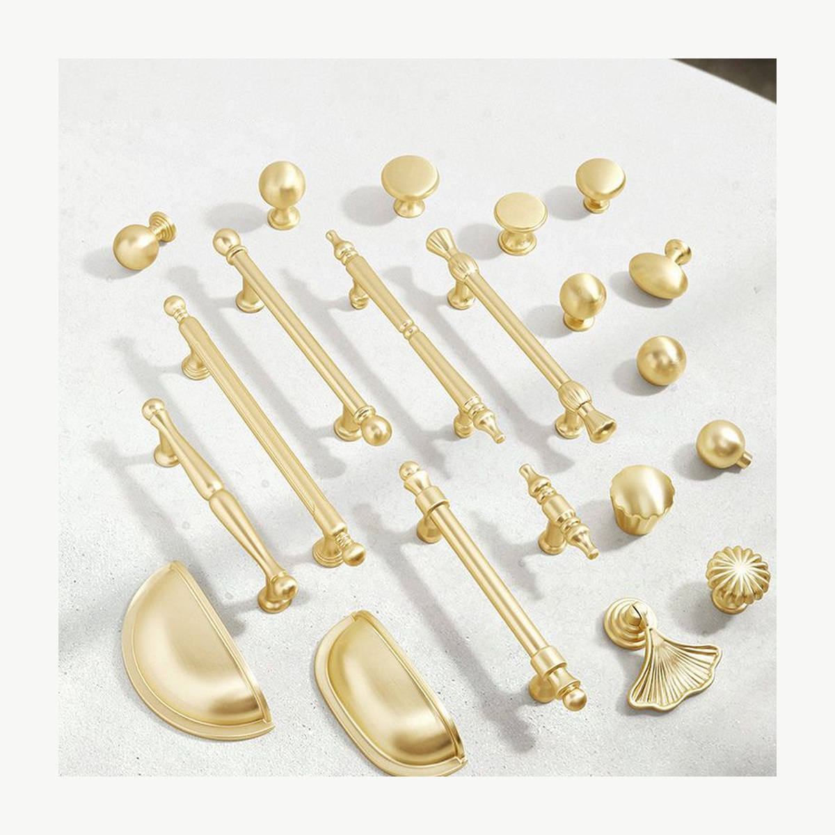 Champagne Gold Bar Pull - Zinc Alloy Pulls