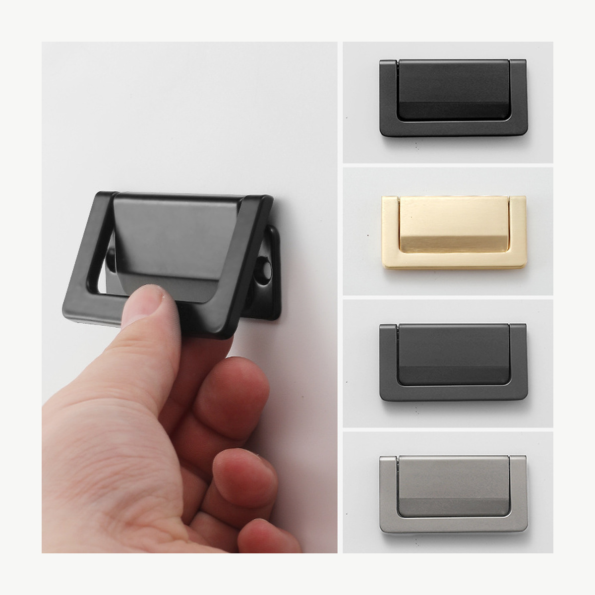 Inset Recessed Pull - Aluminum Alloy Pulls
