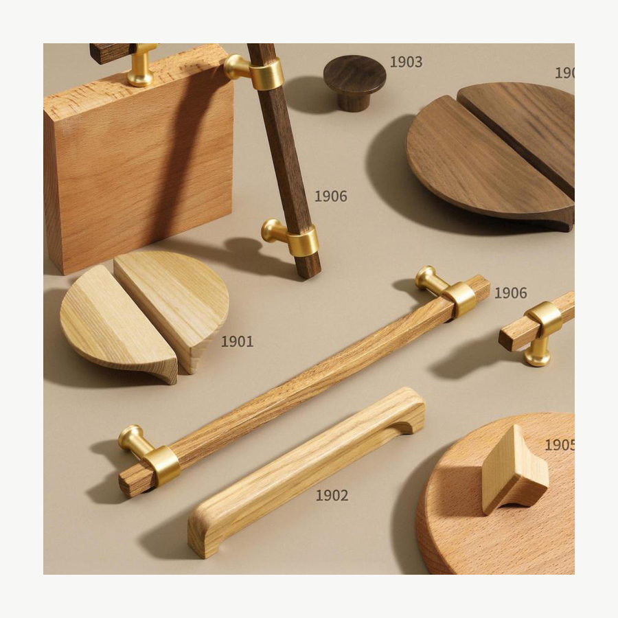 Wood Bar Pull - Solid Wood Pulls