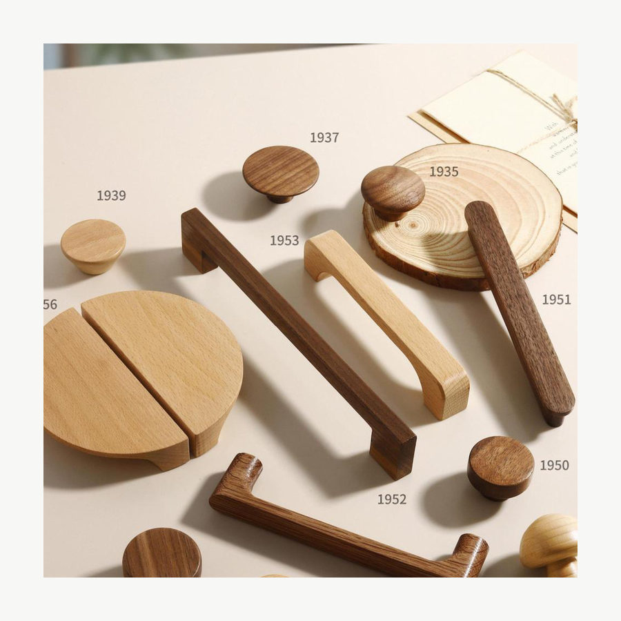 Wood Sphere Knob - Solid Wood Pulls