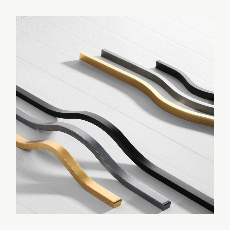 Curved Bar Pull - Aluminum Alloy Pulls