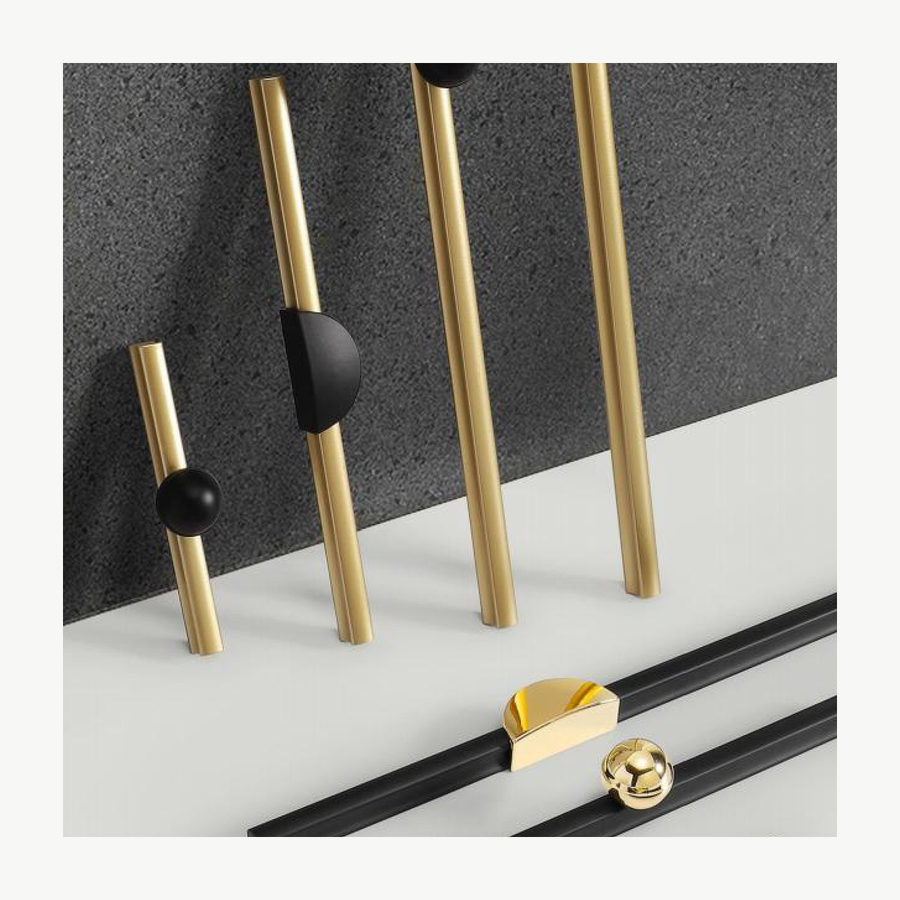 Two-Tone Long Pull - Aluminum + Zinc Alloy Pulls