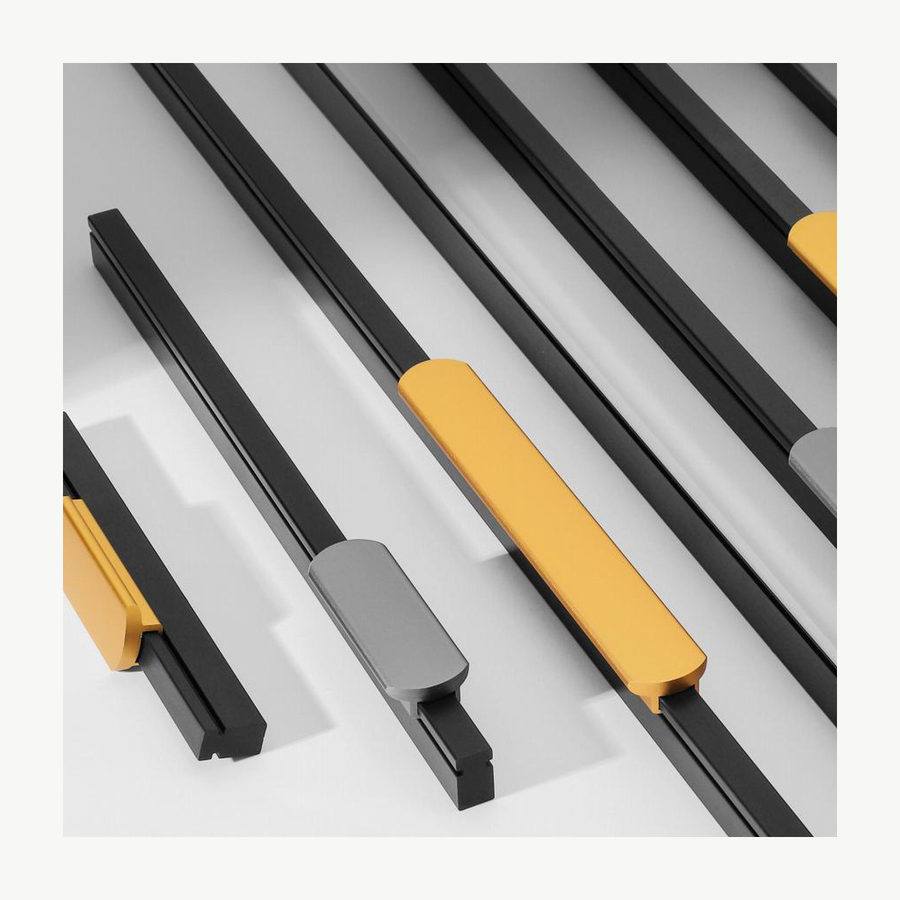 Two-Tone Long Pull - Aluminum + Zinc Alloy Pulls