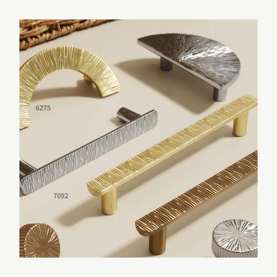 Radiating-Texture Knob - Zinc Alloy Pulls