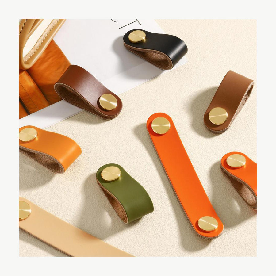 Children's Leather Pull - Children's Handles