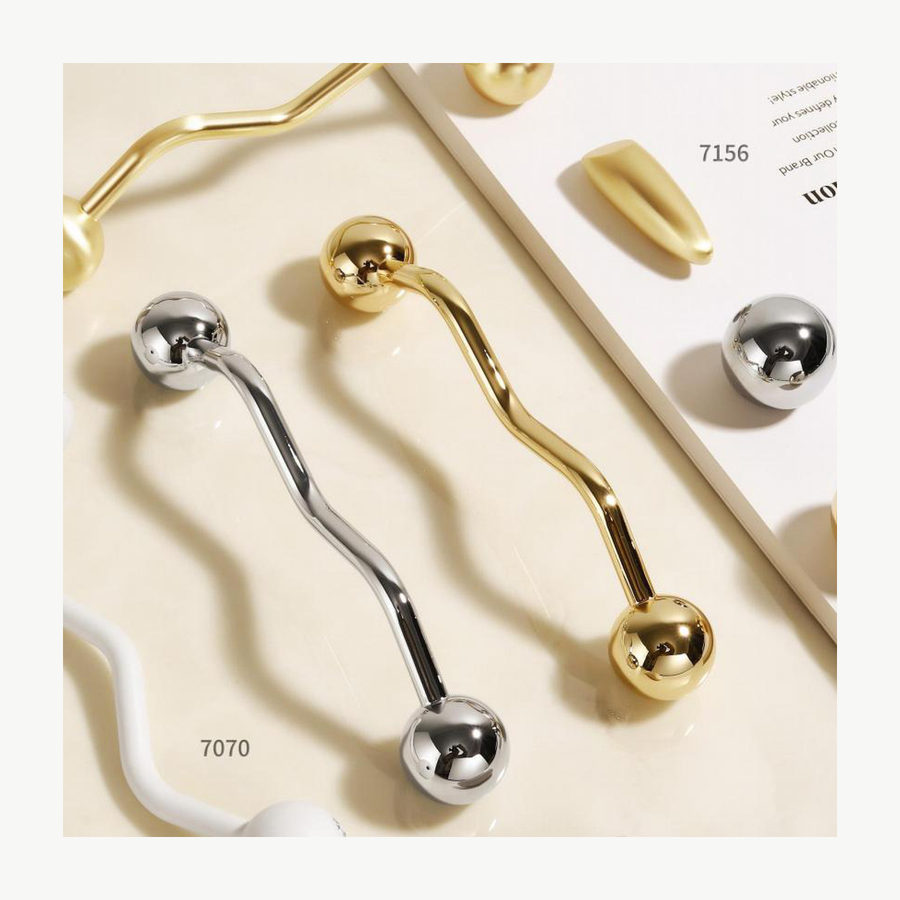 Wave-Shape Pull - Zinc Alloy Pulls