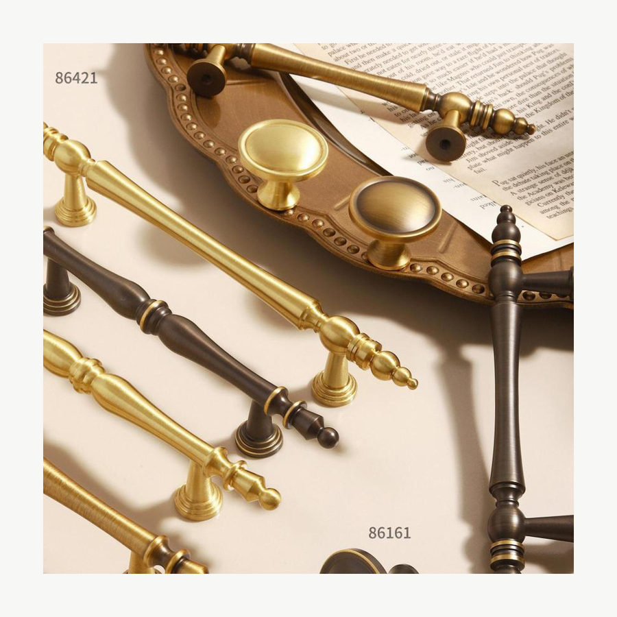 Solid Brass Long Pull - Solid Brass & Copper Pulls