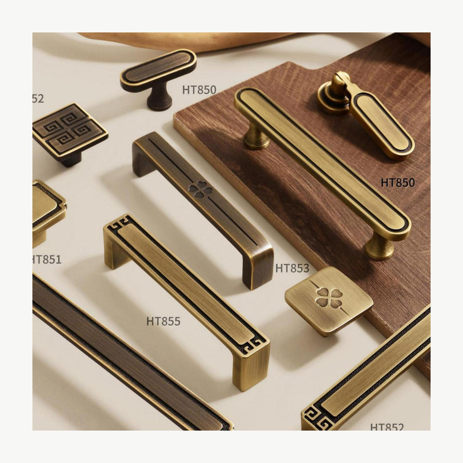 Solid Brass Fret Pull - Solid Brass & Copper Pulls