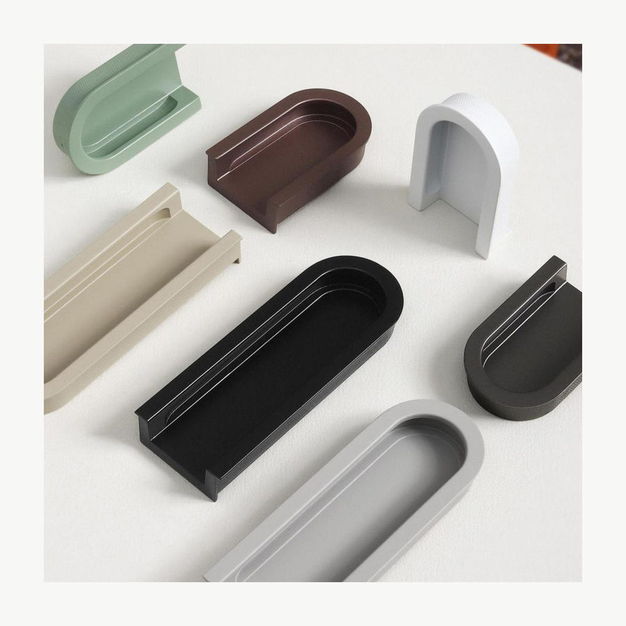 Concealed Slotted Aluminum Pull - Aluminum Alloy Pulls