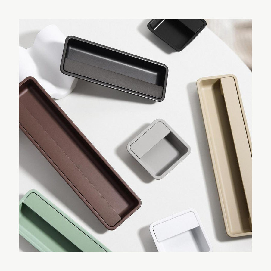 Concealed Slotted Aluminum Pull - Aluminum Alloy Pulls