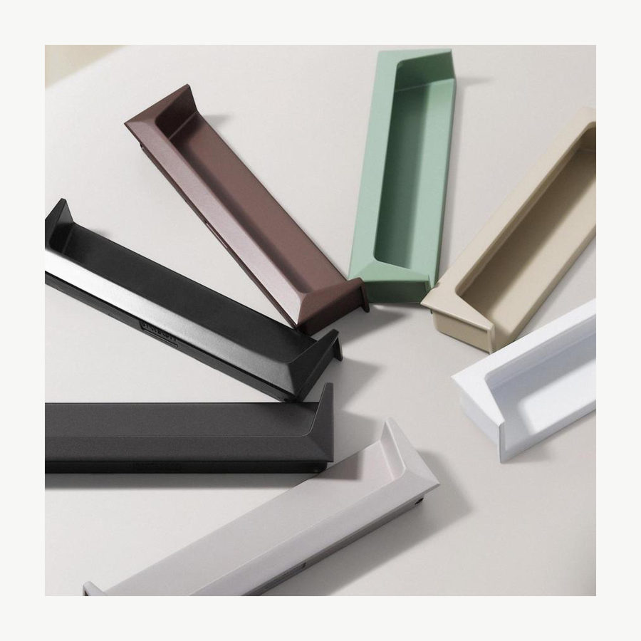 Concealed Slotted Aluminum Pull - Aluminum Alloy Pulls