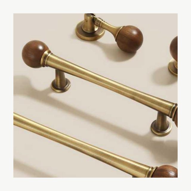 Wood-Sphere Pull - Zinc Alloy Pulls