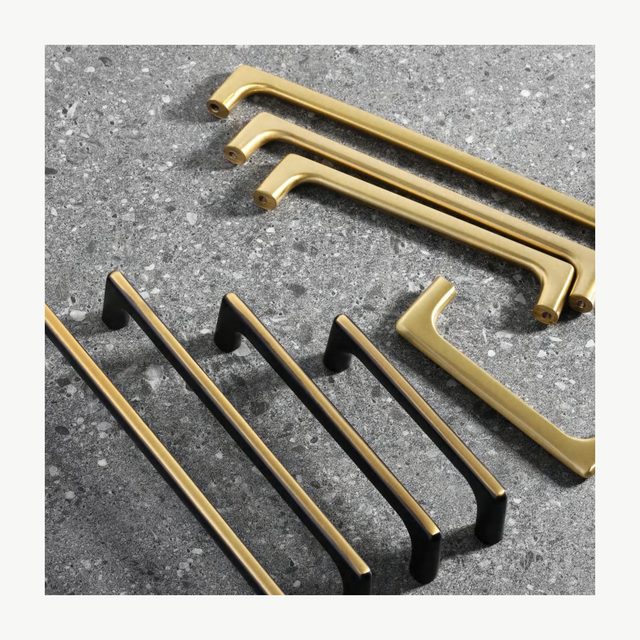 Solid Brass Inlay Pull - Solid Brass & Copper Pulls